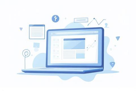Image representing a virtual design consultation session with abstract lines and a laptop icon.